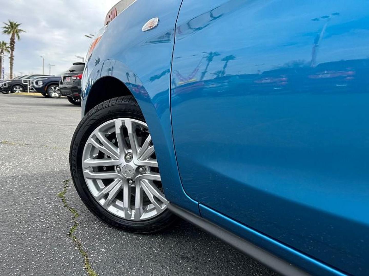 2024 BLUE Mitsubishi Mirage G4 (ML32FUFJ4RH) with an 3-Cyl 1.2 Liter engine, Automatic CVT transmission, located at 412 Auto Vista Drive, Palmdale, CA, 93551, (661) 945-0620, 34.592636, -118.136681 - Photo#14