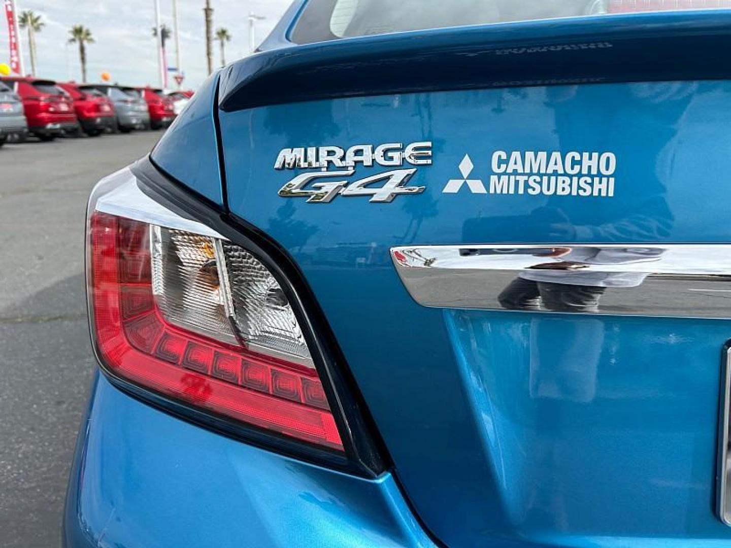 2024 BLUE Mitsubishi Mirage G4 (ML32FUFJ4RH) with an 3-Cyl 1.2 Liter engine, Automatic CVT transmission, located at 412 Auto Vista Drive, Palmdale, CA, 93551, (661) 945-0620, 34.592636, -118.136681 - Photo#15