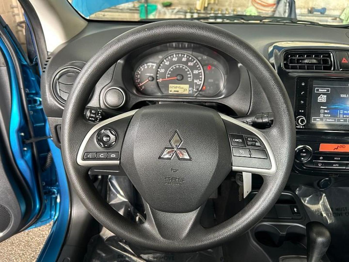 2024 BLUE Mitsubishi Mirage G4 (ML32FUFJ4RH) with an 3-Cyl 1.2 Liter engine, Automatic CVT transmission, located at 412 Auto Vista Drive, Palmdale, CA, 93551, (661) 945-0620, 34.592636, -118.136681 - Photo#21
