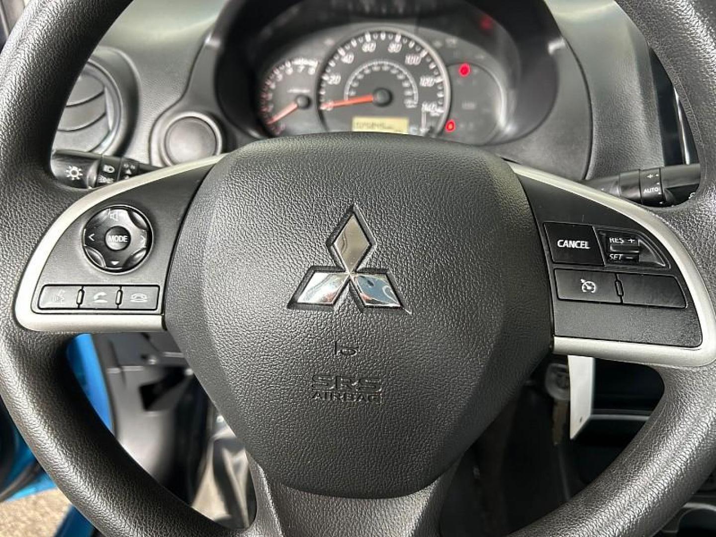 2024 BLUE Mitsubishi Mirage G4 (ML32FUFJ4RH) with an 3-Cyl 1.2 Liter engine, Automatic CVT transmission, located at 412 Auto Vista Drive, Palmdale, CA, 93551, (661) 945-0620, 34.592636, -118.136681 - Photo#23