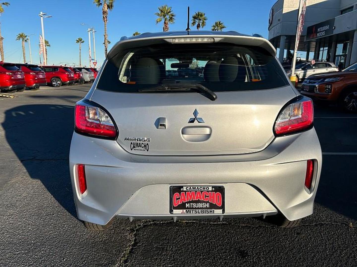 2021 SILVER Mitsubishi Mirage (ML32AUHJ9MH) with an 3-Cyl 1.2 Liter engine, Automatic CVT transmission, located at 412 Auto Vista Drive, Palmdale, CA, 93551, (661) 945-0620, 34.592636, -118.136681 - Photo#6
