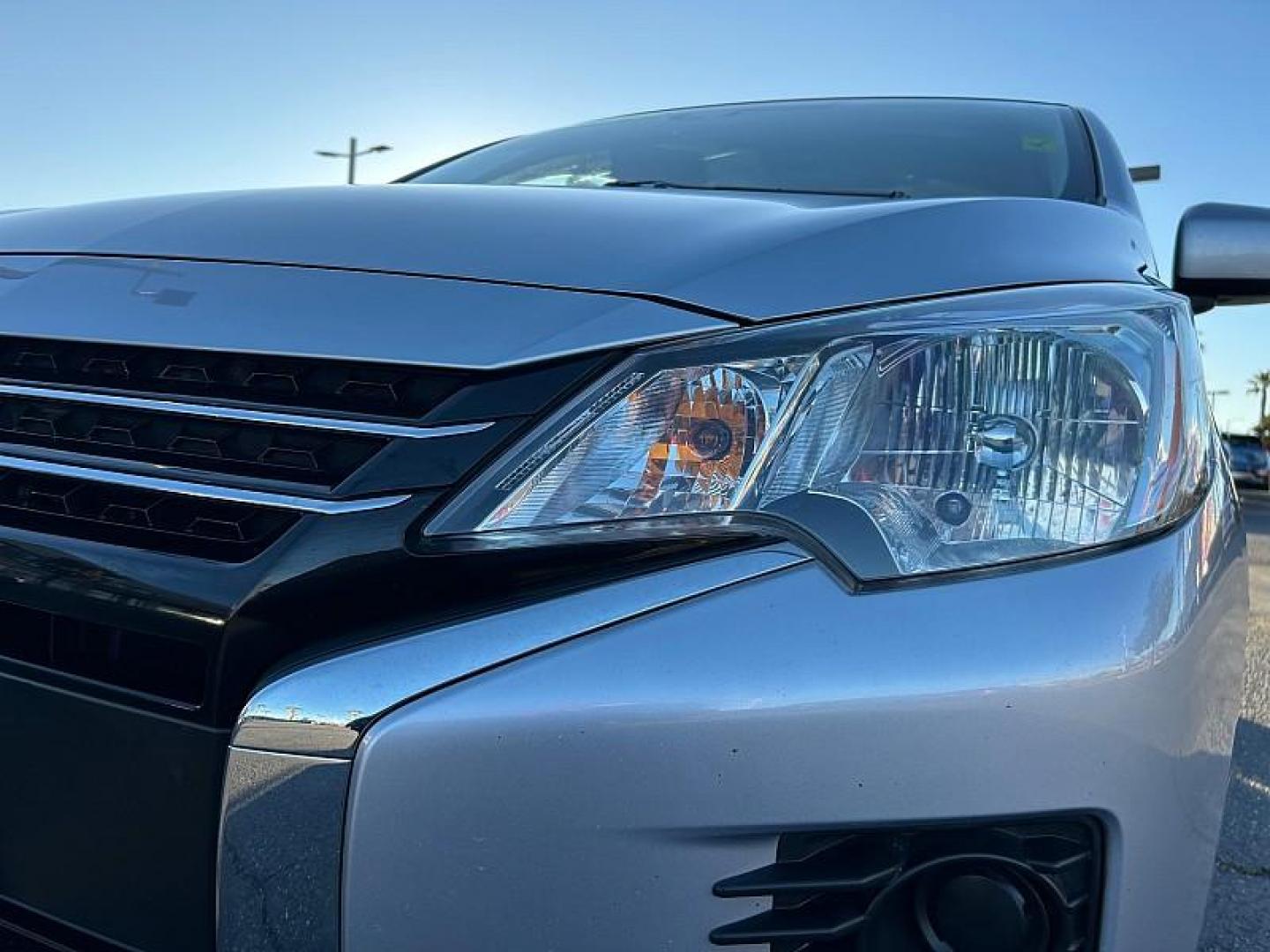 2021 SILVER Mitsubishi Mirage (ML32AUHJ9MH) with an 3-Cyl 1.2 Liter engine, Automatic CVT transmission, located at 412 Auto Vista Drive, Palmdale, CA, 93551, (661) 945-0620, 34.592636, -118.136681 - Photo#8