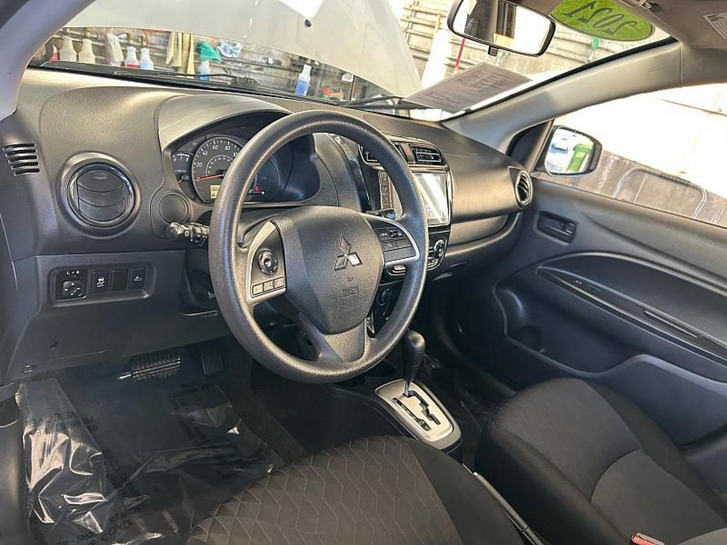 2021 SILVER Mitsubishi Mirage (ML32AUHJ9MH) with an 3-Cyl 1.2 Liter engine, Automatic CVT transmission, located at 412 Auto Vista Drive, Palmdale, CA, 93551, (661) 945-0620, 34.592636, -118.136681 - Photo#18