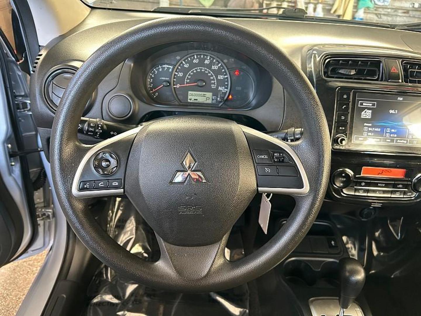 2021 SILVER Mitsubishi Mirage (ML32AUHJ9MH) with an 3-Cyl 1.2 Liter engine, Automatic CVT transmission, located at 412 Auto Vista Drive, Palmdale, CA, 93551, (661) 945-0620, 34.592636, -118.136681 - Photo#21