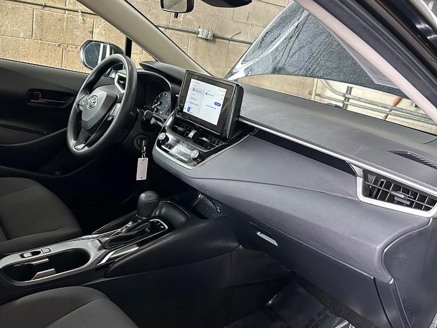 2025 BLACK Toyota Corolla (JTDBCMFE7S3) with an 4-Cyl Hybrid 1.8 Liter engine, Automatic CVT transmission, located at 412 Auto Vista Drive, Palmdale, CA, 93551, (661) 945-0620, 34.592636, -118.136681 - Photo#28