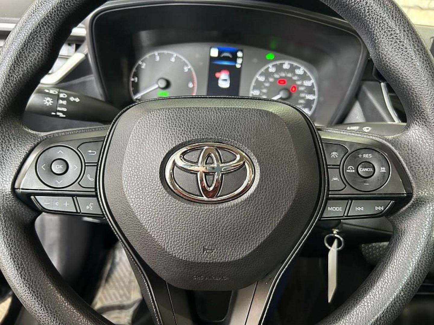 2025 BLACK Toyota Corolla (JTDBCMFE7S3) with an 4-Cyl Hybrid 1.8 Liter engine, Automatic CVT transmission, located at 412 Auto Vista Drive, Palmdale, CA, 93551, (661) 945-0620, 34.592636, -118.136681 - Photo#26