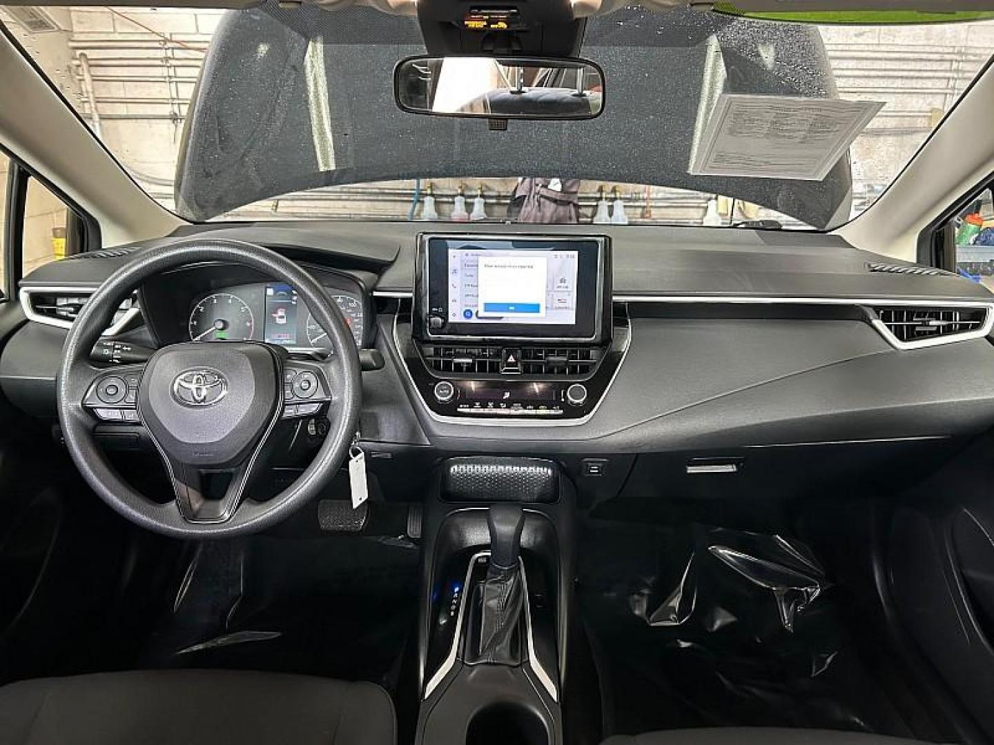 2025 BLACK Toyota Corolla (JTDBCMFE7S3) with an 4-Cyl Hybrid 1.8 Liter engine, Automatic CVT transmission, located at 412 Auto Vista Drive, Palmdale, CA, 93551, (661) 945-0620, 34.592636, -118.136681 - Photo#23