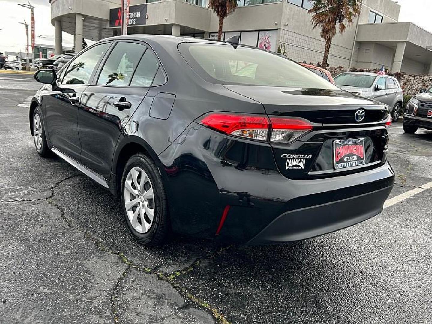 2025 BLACK Toyota Corolla (JTDBCMFE7S3) with an 4-Cyl Hybrid 1.8 Liter engine, Automatic CVT transmission, located at 412 Auto Vista Drive, Palmdale, CA, 93551, (661) 945-0620, 34.592636, -118.136681 - Photo#5