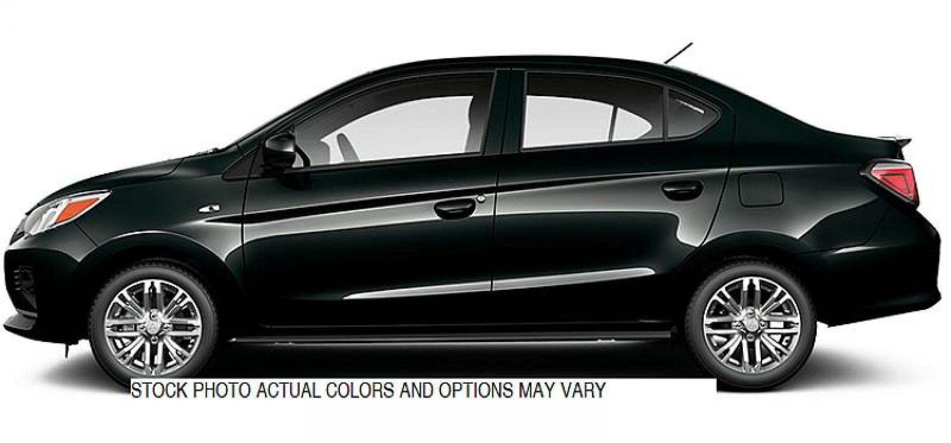 2024 BLACK Mitsubishi Mirage G4 (ML32FUFJ6RH) with an 3-Cyl 1.2 Liter engine, Automatic CVT transmission, located at 412 Auto Vista Drive, Palmdale, CA, 93551, (661) 945-0620, 34.592636, -118.136681 - Photo#0