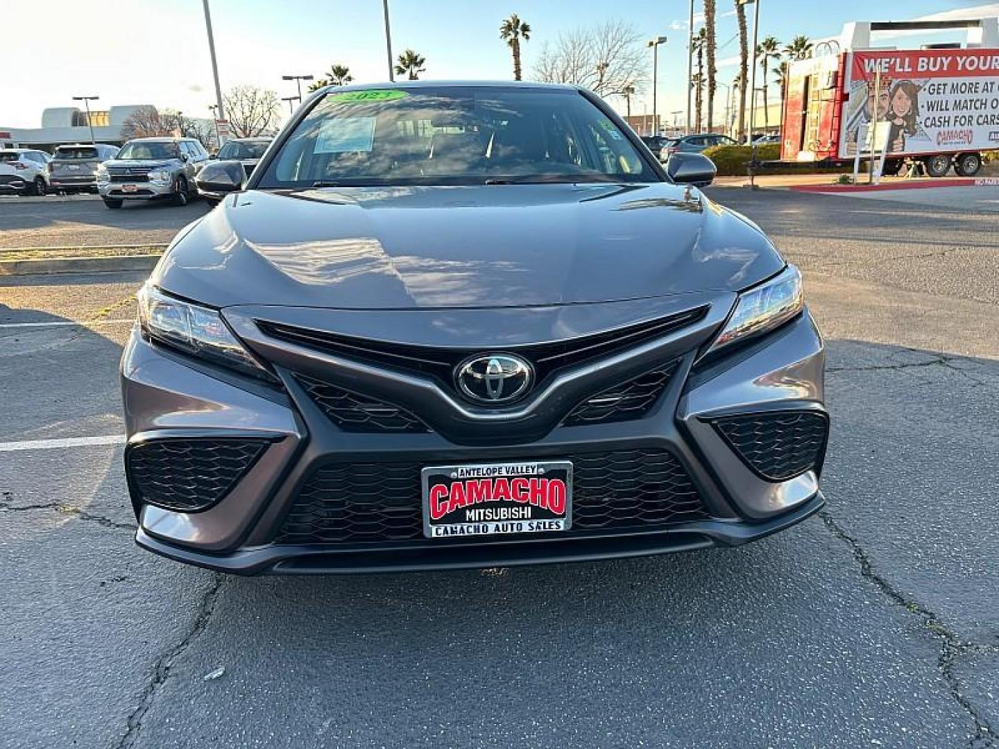 2023 GRAY Toyota Camry (4T1G11AK9PU) with an 4-Cyl 2.5 Liter engine, Automatic 8-Spd w/Sequential Shift transmission, located at 412 Auto Vista Drive, Palmdale, CA, 93551, (661) 945-0620, 34.592636, -118.136681 - Photo#1