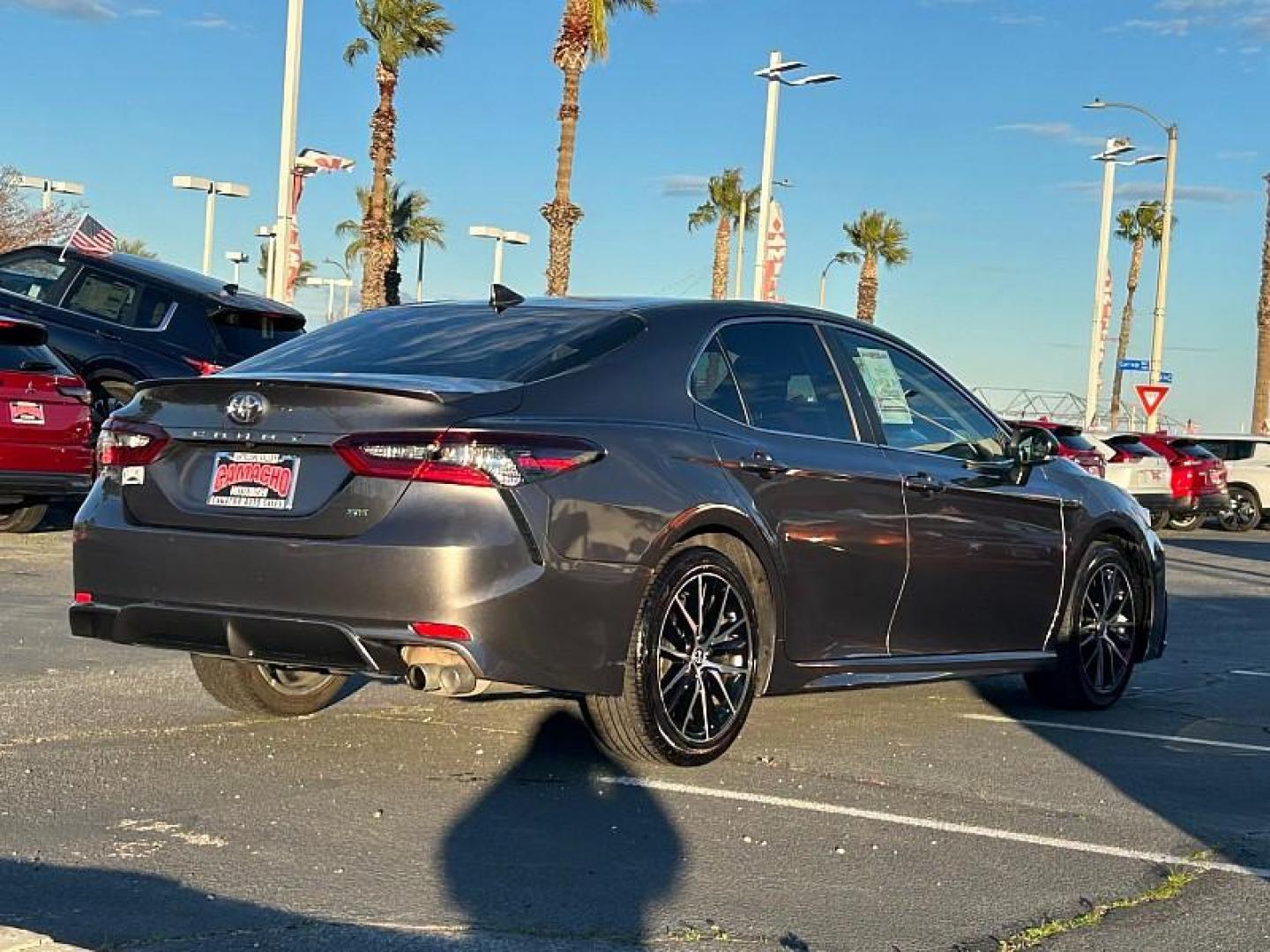 2023 GRAY Toyota Camry (4T1G11AK9PU) with an 4-Cyl 2.5 Liter engine, Automatic 8-Spd w/Sequential Shift transmission, located at 412 Auto Vista Drive, Palmdale, CA, 93551, (661) 945-0620, 34.592636, -118.136681 - Photo#2