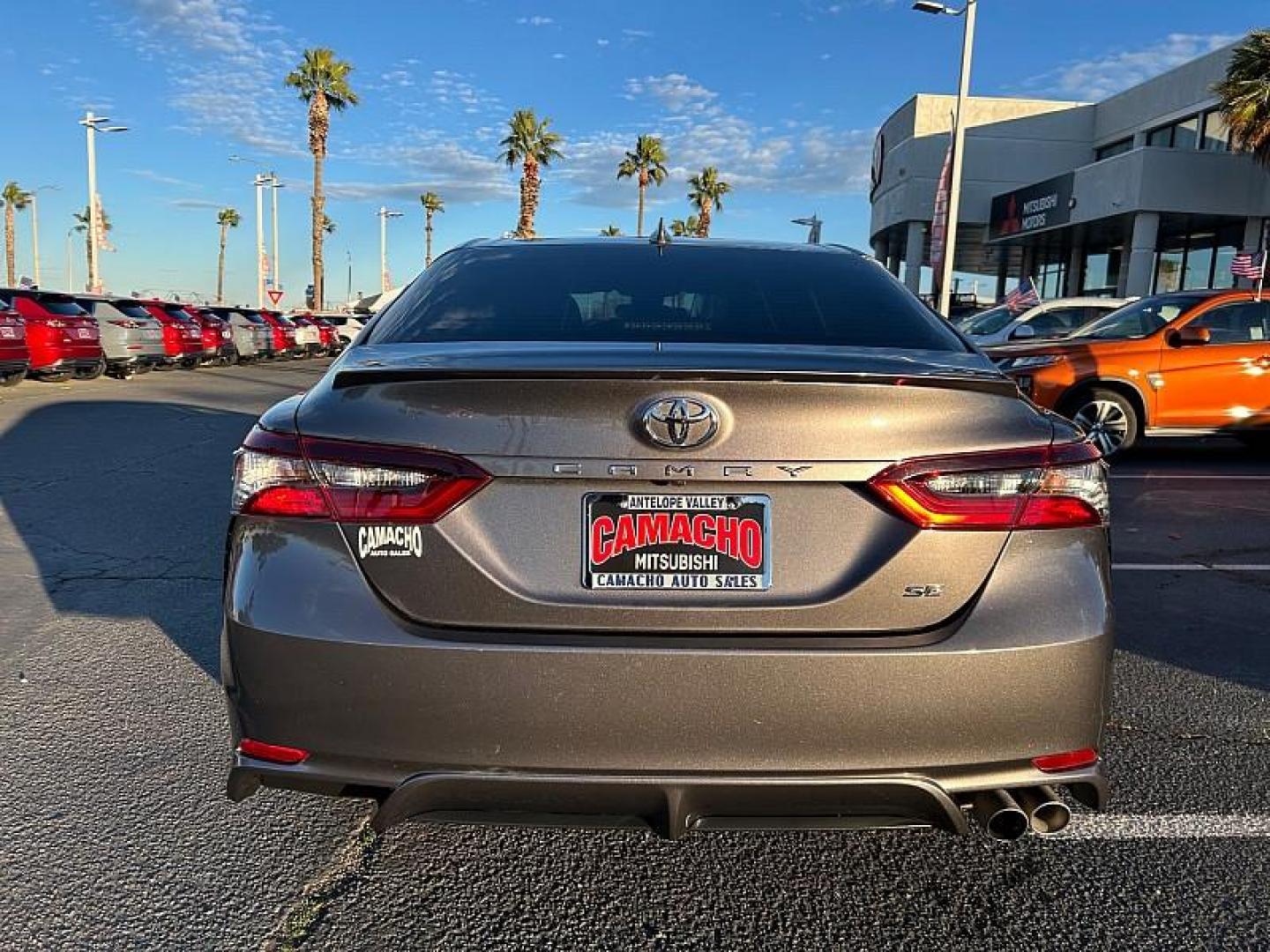 2023 GRAY Toyota Camry (4T1G11AK9PU) with an 4-Cyl 2.5 Liter engine, Automatic 8-Spd w/Sequential Shift transmission, located at 412 Auto Vista Drive, Palmdale, CA, 93551, (661) 945-0620, 34.592636, -118.136681 - Photo#3