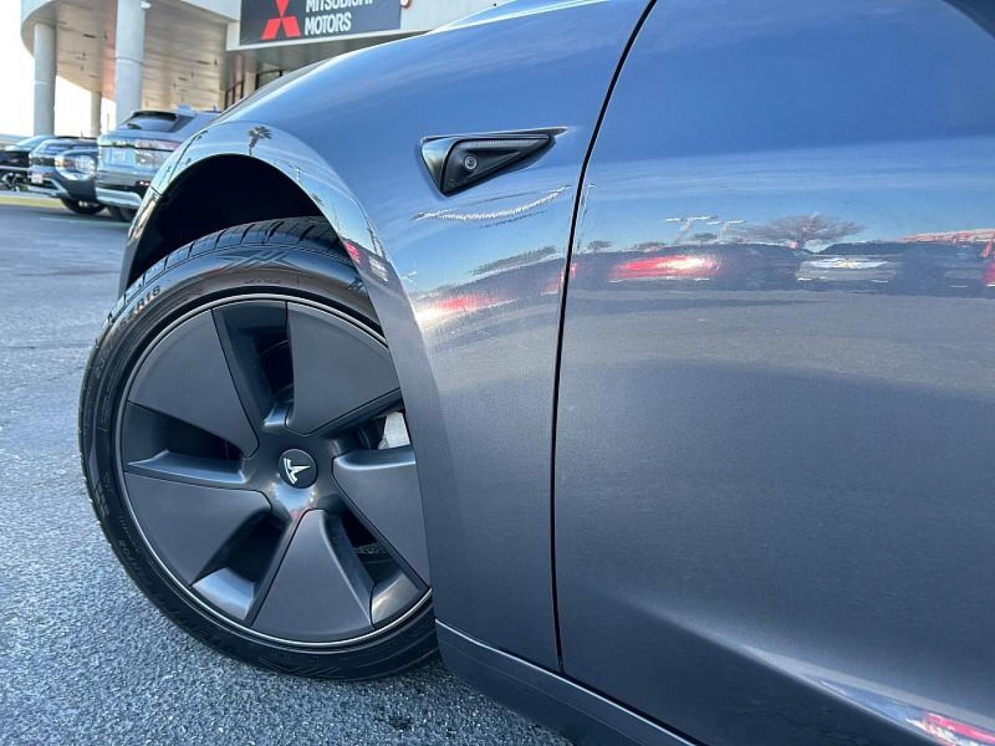 2023 GRAY Tesla Model 3 (5YJ3E1EB0PF) with an Dual AC Electric Motors engine, Single-Speed Fixed Gear transmission, located at 412 Auto Vista Drive, Palmdale, CA, 93551, (661) 945-0620, 34.592636, -118.136681 - Photo#16