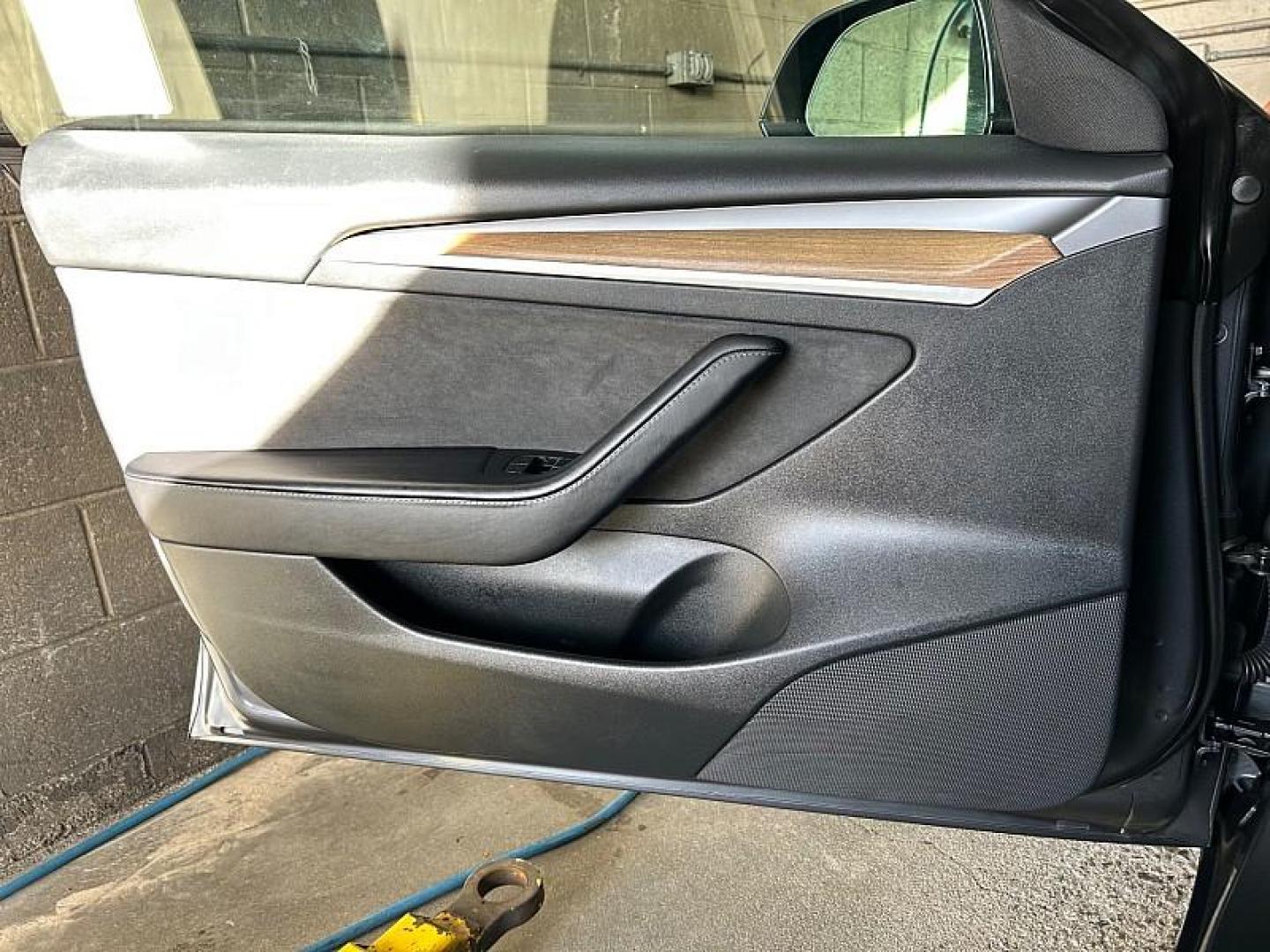 2023 GRAY Tesla Model 3 (5YJ3E1EB0PF) with an Dual AC Electric Motors engine, Single-Speed Fixed Gear transmission, located at 412 Auto Vista Drive, Palmdale, CA, 93551, (661) 945-0620, 34.592636, -118.136681 - Photo#21