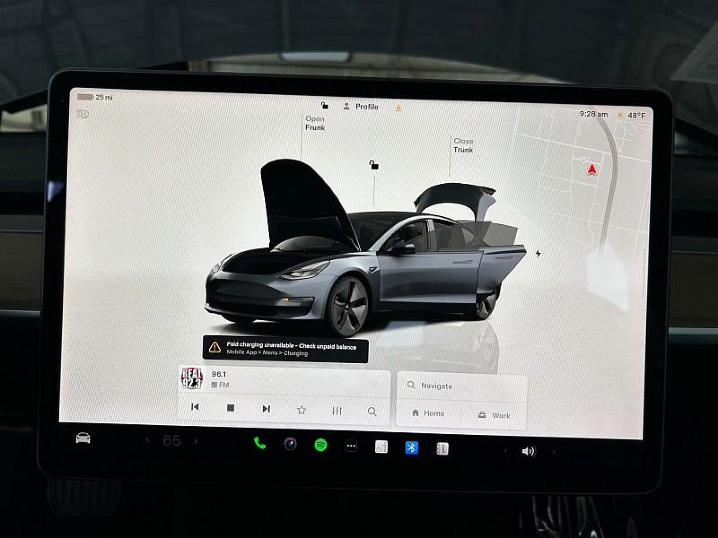 2023 GRAY Tesla Model 3 (5YJ3E1EB0PF) with an Dual AC Electric Motors engine, Single-Speed Fixed Gear transmission, located at 412 Auto Vista Drive, Palmdale, CA, 93551, (661) 945-0620, 34.592636, -118.136681 - Photo#23