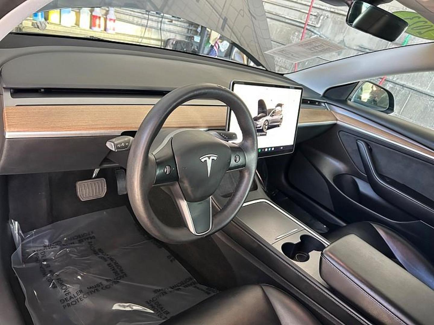 2023 GRAY Tesla Model 3 (5YJ3E1EB0PF) with an Dual AC Electric Motors engine, Single-Speed Fixed Gear transmission, located at 412 Auto Vista Drive, Palmdale, CA, 93551, (661) 945-0620, 34.592636, -118.136681 - Photo#26