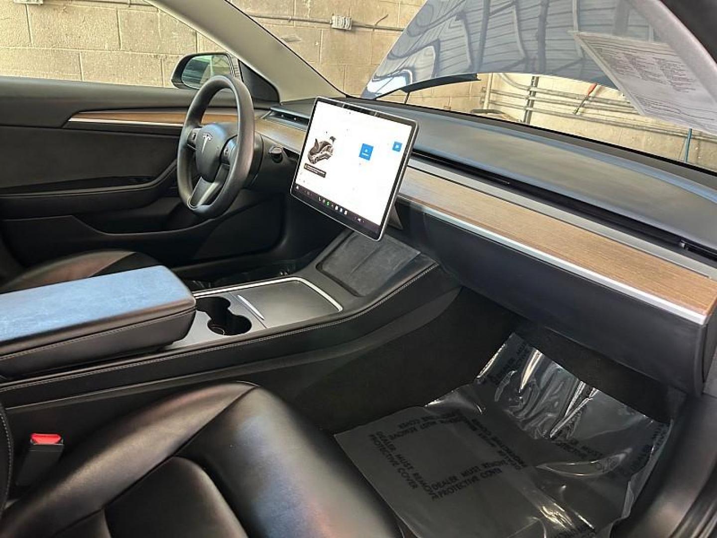 2023 GRAY Tesla Model 3 (5YJ3E1EB0PF) with an Dual AC Electric Motors engine, Single-Speed Fixed Gear transmission, located at 412 Auto Vista Drive, Palmdale, CA, 93551, (661) 945-0620, 34.592636, -118.136681 - Photo#35