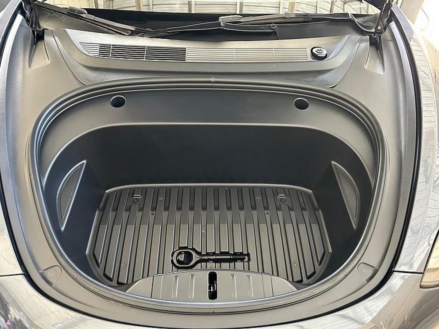 2023 GRAY Tesla Model 3 (5YJ3E1EB0PF) with an Dual AC Electric Motors engine, Single-Speed Fixed Gear transmission, located at 412 Auto Vista Drive, Palmdale, CA, 93551, (661) 945-0620, 34.592636, -118.136681 - Photo#38