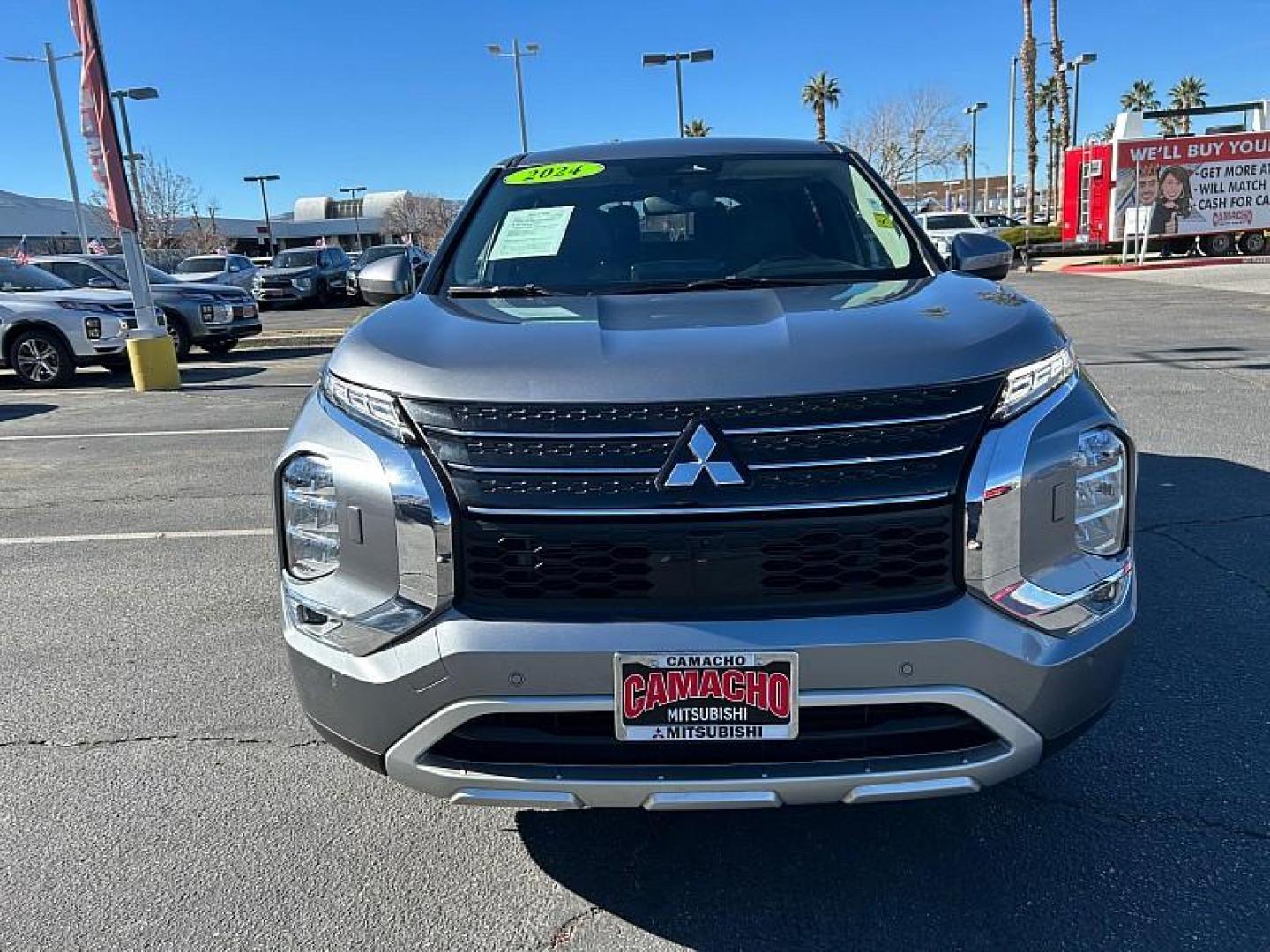 2024 SILVER Mitsubishi Outlander (JA4J4VA84RZ) with an 4-Cyl 2.5 Liter engine, Automatic CVT transmission, located at 412 Auto Vista Drive, Palmdale, CA, 93551, (661) 945-0620, 34.592636, -118.136681 - Photo#1