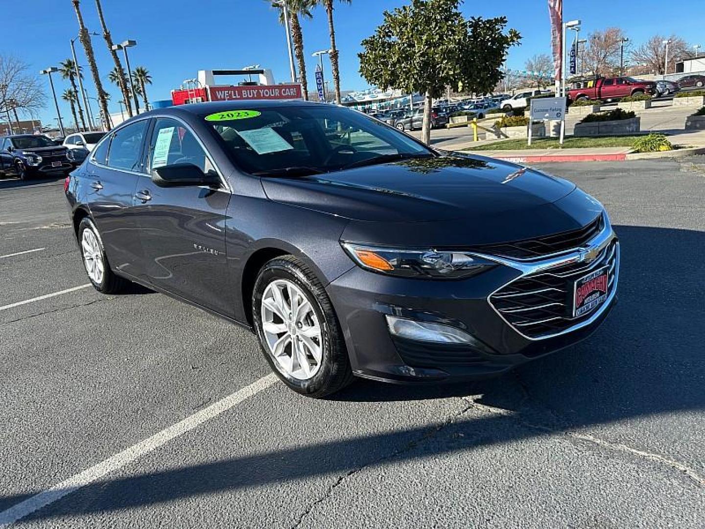 2023 GRAY Chevrolet Malibu (1G1ZD5ST9PF) with an 4-Cyl Turbo 1.5 Liter engine, Automatic CVT transmission, located at 412 Auto Vista Drive, Palmdale, CA, 93551, (661) 945-0620, 34.592636, -118.136681 - Photo#0