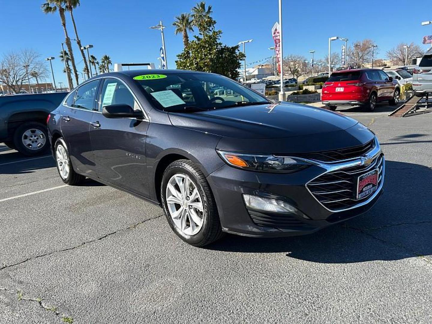 2023 GRAY Chevrolet Malibu (1G1ZD5ST9PF) with an 4-Cyl Turbo 1.5 Liter engine, Automatic CVT transmission, located at 412 Auto Vista Drive, Palmdale, CA, 93551, (661) 945-0620, 34.592636, -118.136681 - Photo#47