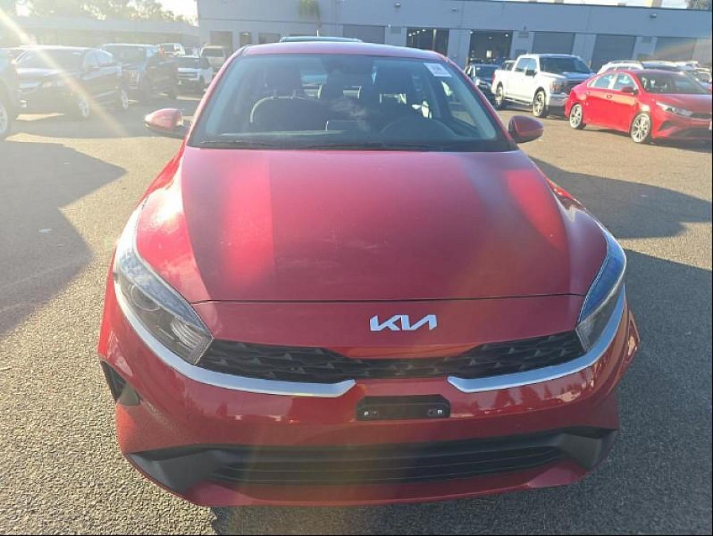2024 RED Kia Forte (3KPF24AD6RE) with an 4-Cyl 2.0 Liter engine, Automatic IVT transmission, located at 412 Auto Vista Drive, Palmdale, CA, 93551, (661) 945-0620, 34.592636, -118.136681 - Photo#1