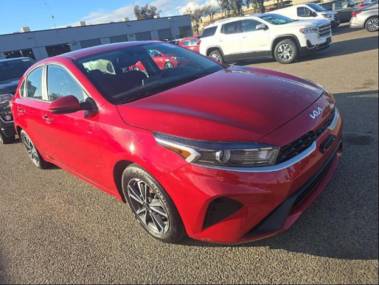 2024 RED Kia Forte (3KPF24AD6RE) with an 4-Cyl 2.0 Liter engine, Automatic IVT transmission, located at 412 Auto Vista Drive, Palmdale, CA, 93551, (661) 945-0620, 34.592636, -118.136681 - Photo#2