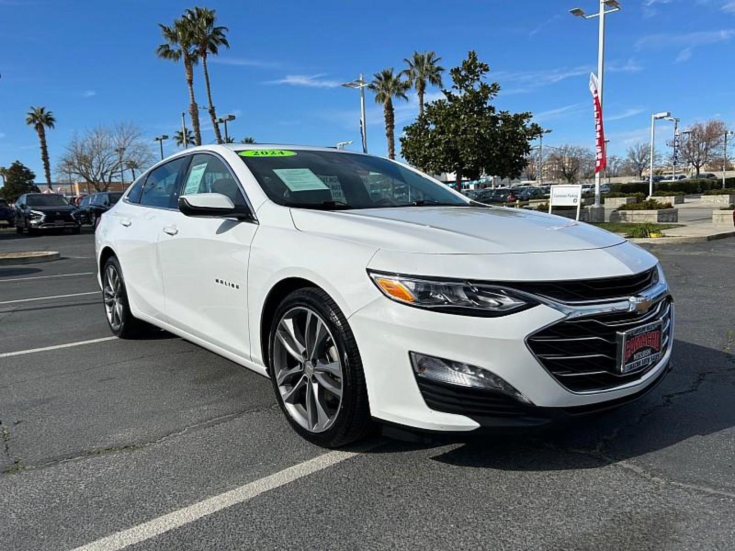 2024 WHITE Chevrolet Malibu (1G1ZE5ST2RF) with an 4-Cyl Turbo 1.5 Liter engine, Automatic CVT transmission, located at 412 Auto Vista Drive, Palmdale, CA, 93551, (661) 945-0620, 34.592636, -118.136681 - Photo#0