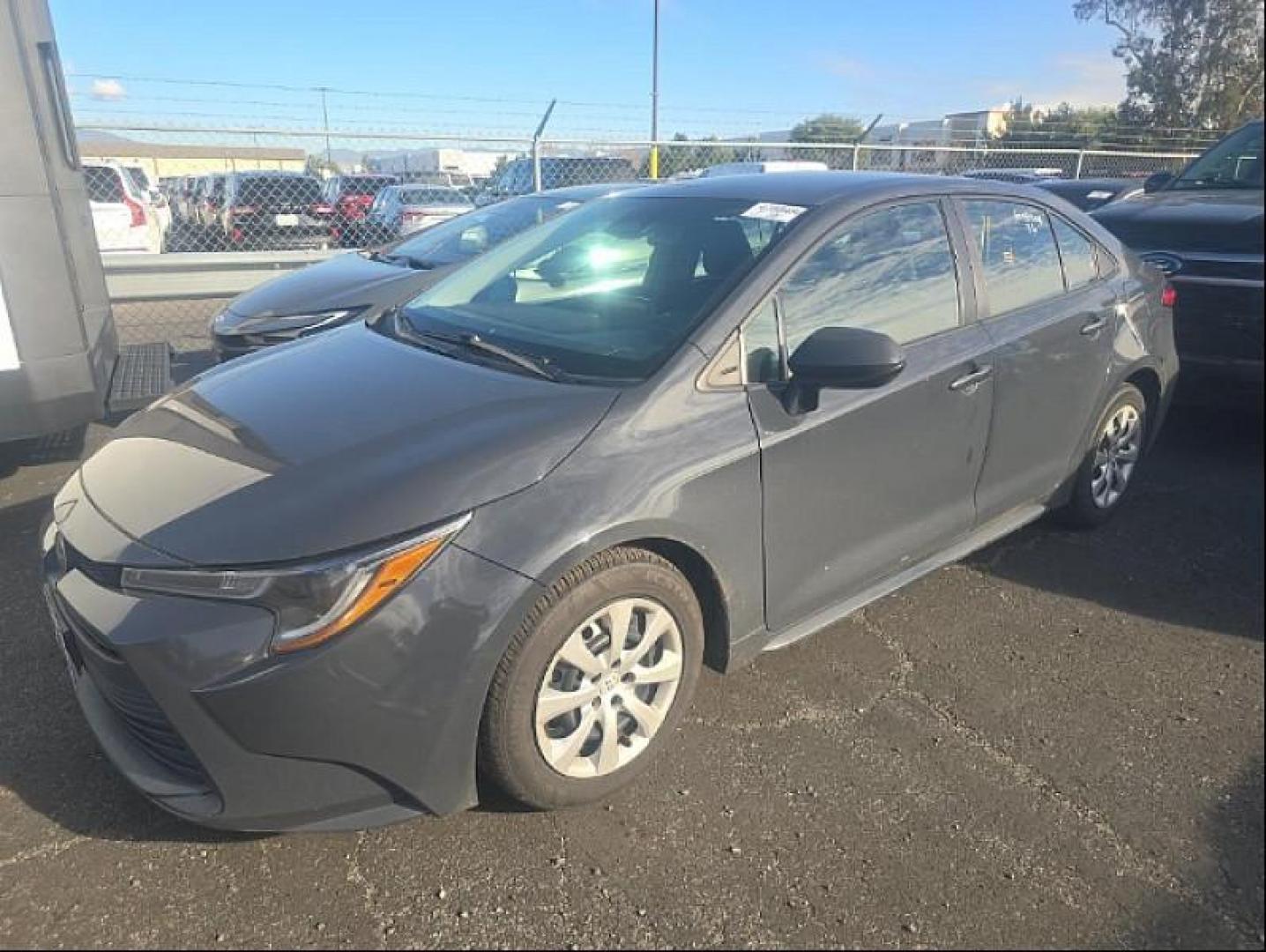 2023 GRAY Toyota Corolla (5YFB4MDE0PP) with an 4-Cyl 2.0 Liter engine, Automatic CVT transmission, located at 412 Auto Vista Drive, Palmdale, CA, 93551, (661) 945-0620, 34.592636, -118.136681 - Photo#4