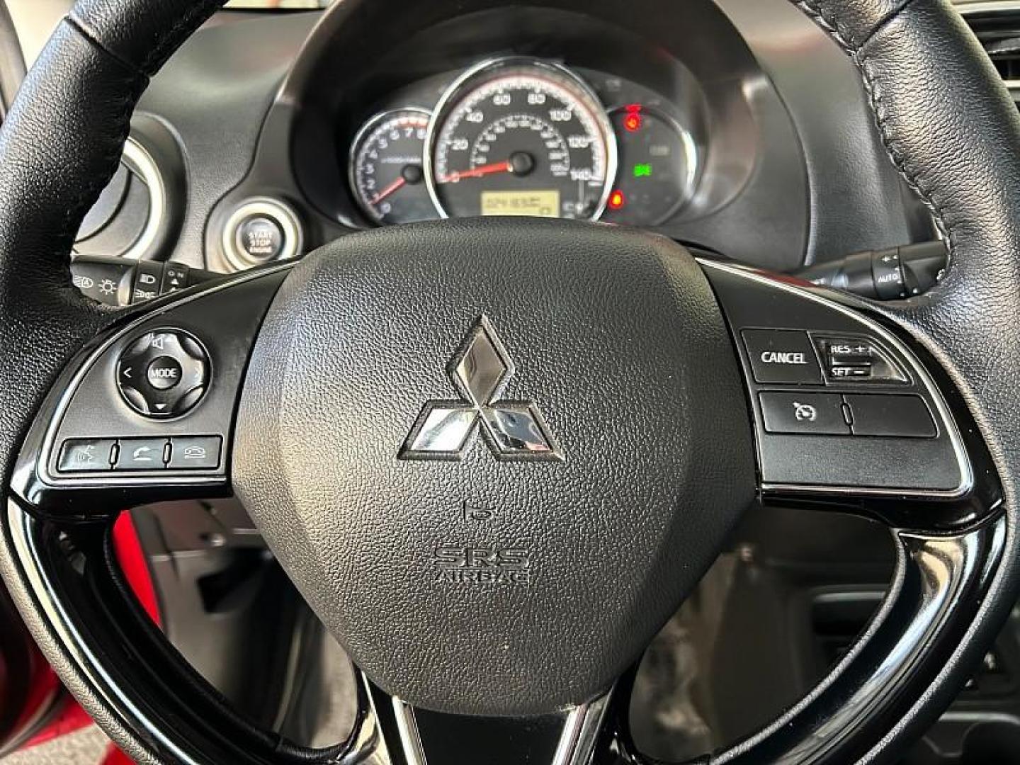 2024 RED Mitsubishi Mirage G4 (ML32FVFJ0RH) with an 3-Cyl 1.2 Liter engine, Automatic CVT transmission, located at 412 Auto Vista Drive, Palmdale, CA, 93551, (661) 945-0620, 34.592636, -118.136681 - Photo#22