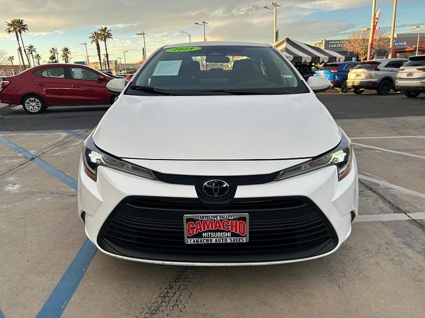 2024 WHITE Toyota Corolla (5YFB4MDEXRP) with an 4-Cyl Hybrid 1.8 Liter engine, Automatic CVT transmission, located at 412 Auto Vista Drive, Palmdale, CA, 93551, (661) 945-0620, 34.592636, -118.136681 - Photo#1