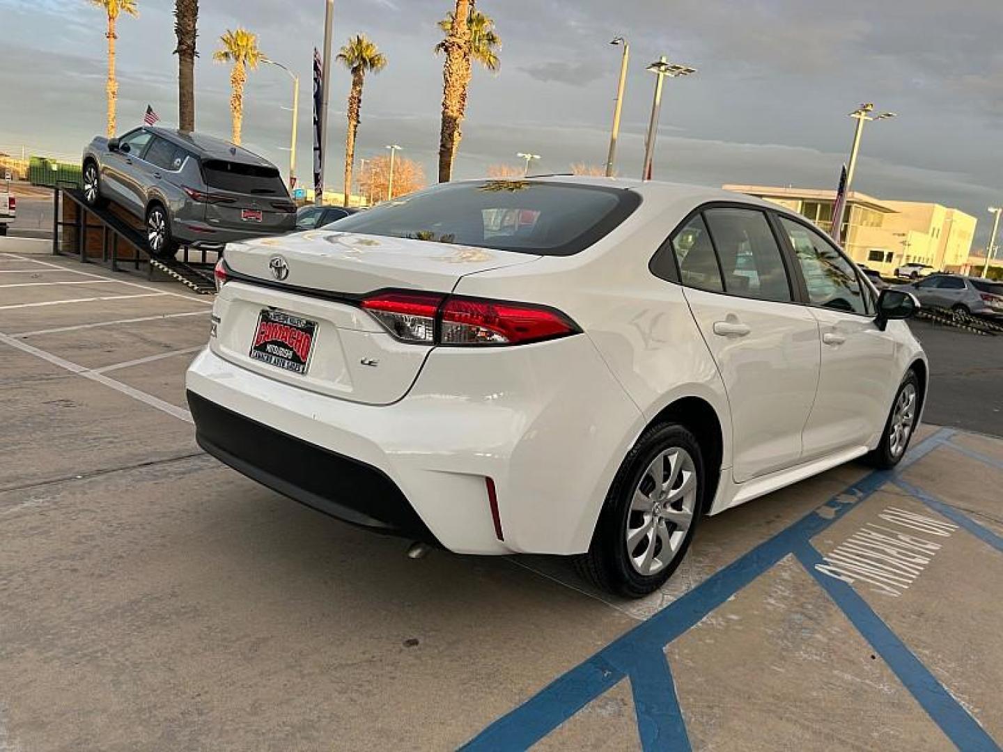 2024 WHITE Toyota Corolla (5YFB4MDEXRP) with an 4-Cyl Hybrid 1.8 Liter engine, Automatic CVT transmission, located at 412 Auto Vista Drive, Palmdale, CA, 93551, (661) 945-0620, 34.592636, -118.136681 - Photo#10