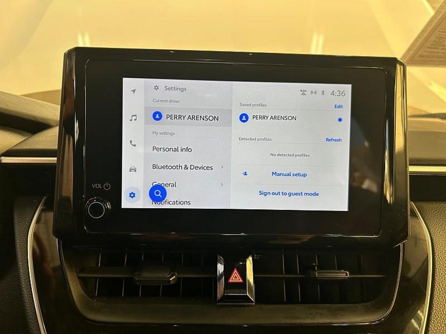 2024 WHITE Toyota Corolla (5YFB4MDEXRP) with an 4-Cyl Hybrid 1.8 Liter engine, Automatic CVT transmission, located at 412 Auto Vista Drive, Palmdale, CA, 93551, (661) 945-0620, 34.592636, -118.136681 - Photo#19