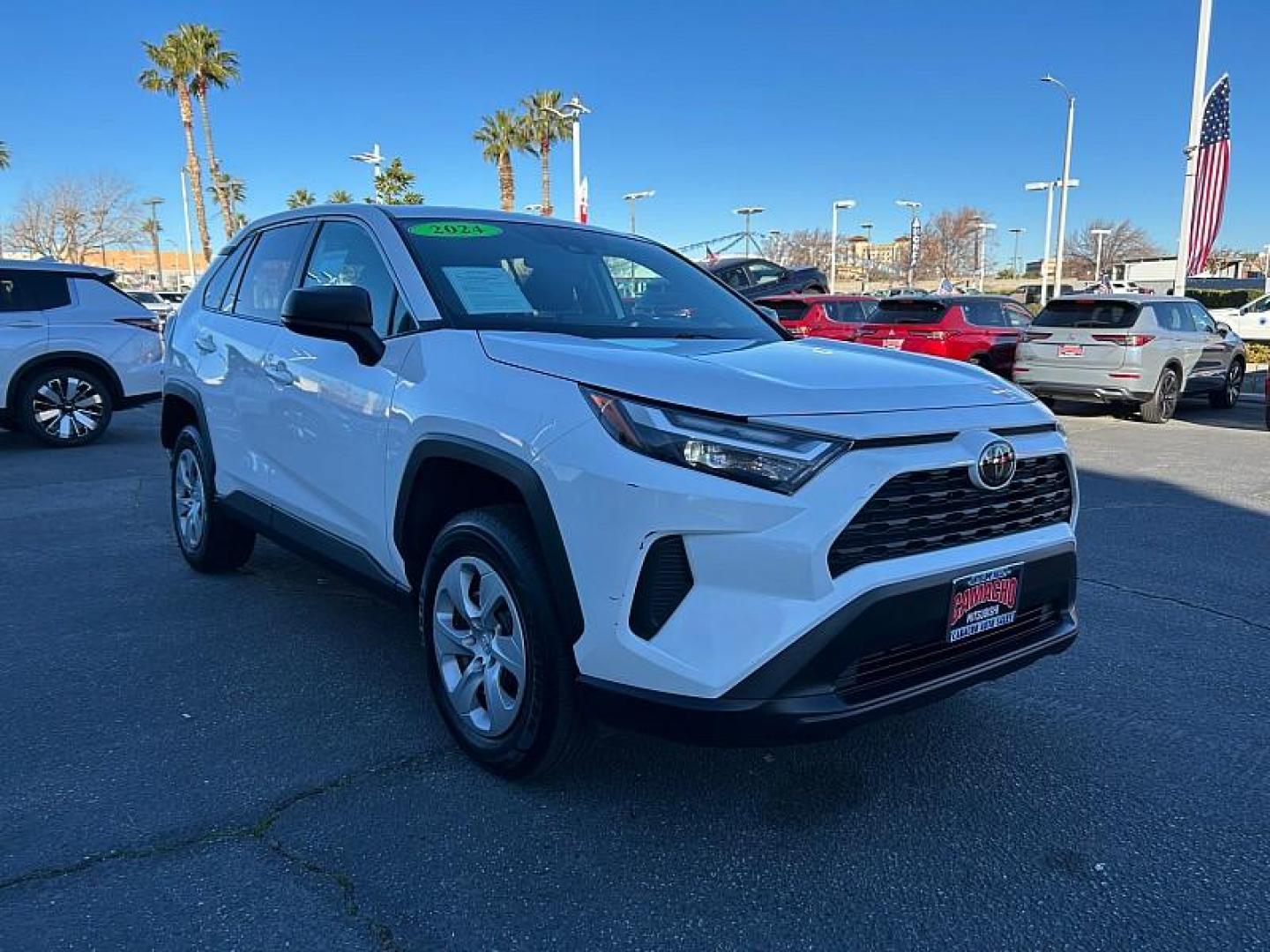 2024 WHITE Toyota RAV4 (2T3F1RFV8RC) with an 4-Cyl 2.5 Liter engine, Automatic 8-Spd w/Direct transmission, located at 412 Auto Vista Drive, Palmdale, CA, 93551, (661) 945-0620, 34.592636, -118.136681 - Photo#2