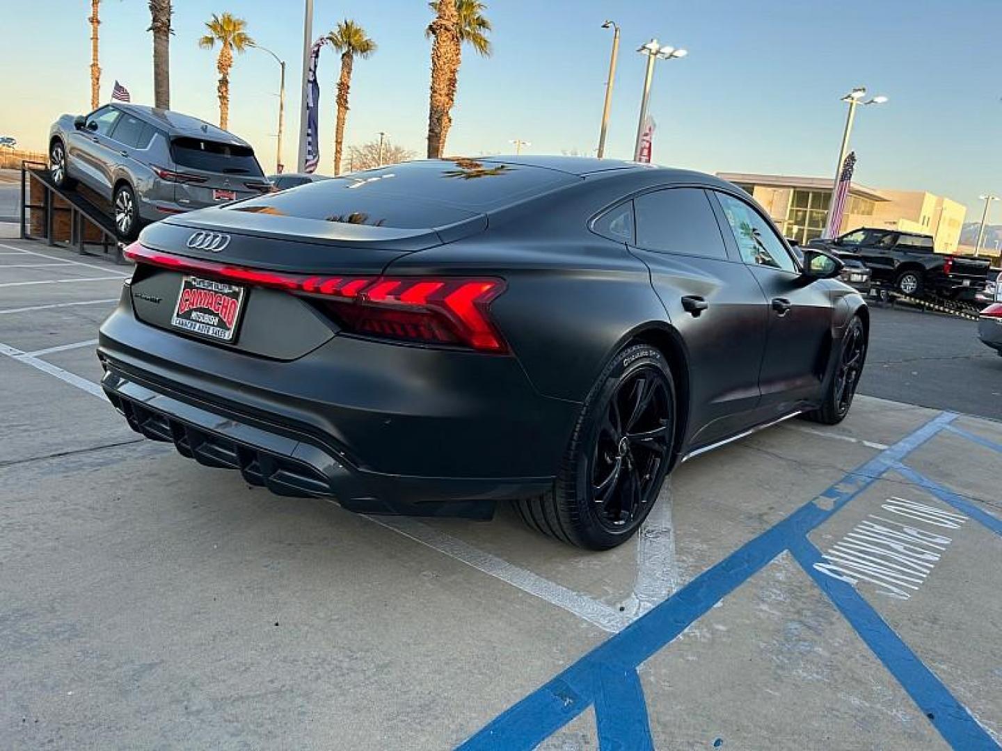2022 BLACK Audi e-tron GT (WAUFJBFW6N7) with an Dual AC Electric Motors engine, Single-Speed Fixed Gear transmission, located at 412 Auto Vista Drive, Palmdale, CA, 93551, (661) 945-0620, 34.592636, -118.136681 - Photo#5