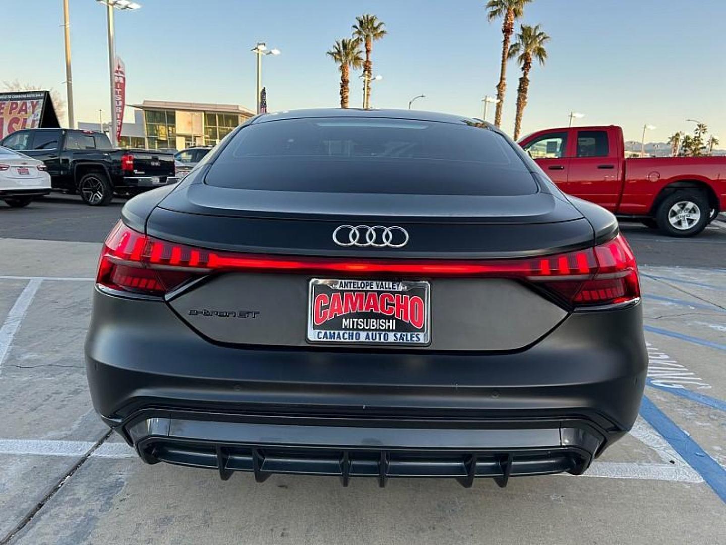 2022 BLACK Audi e-tron GT (WAUFJBFW6N7) with an Dual AC Electric Motors engine, Single-Speed Fixed Gear transmission, located at 412 Auto Vista Drive, Palmdale, CA, 93551, (661) 945-0620, 34.592636, -118.136681 - Photo#6