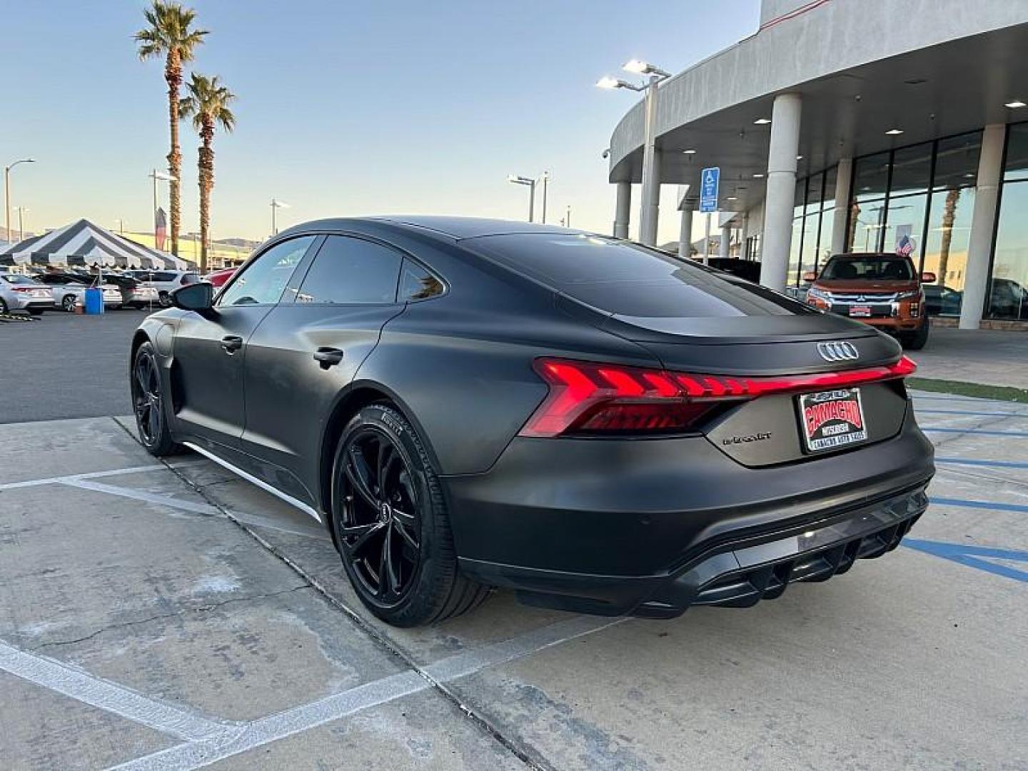 2022 BLACK Audi e-tron GT (WAUFJBFW6N7) with an Dual AC Electric Motors engine, Single-Speed Fixed Gear transmission, located at 412 Auto Vista Drive, Palmdale, CA, 93551, (661) 945-0620, 34.592636, -118.136681 - Photo#7