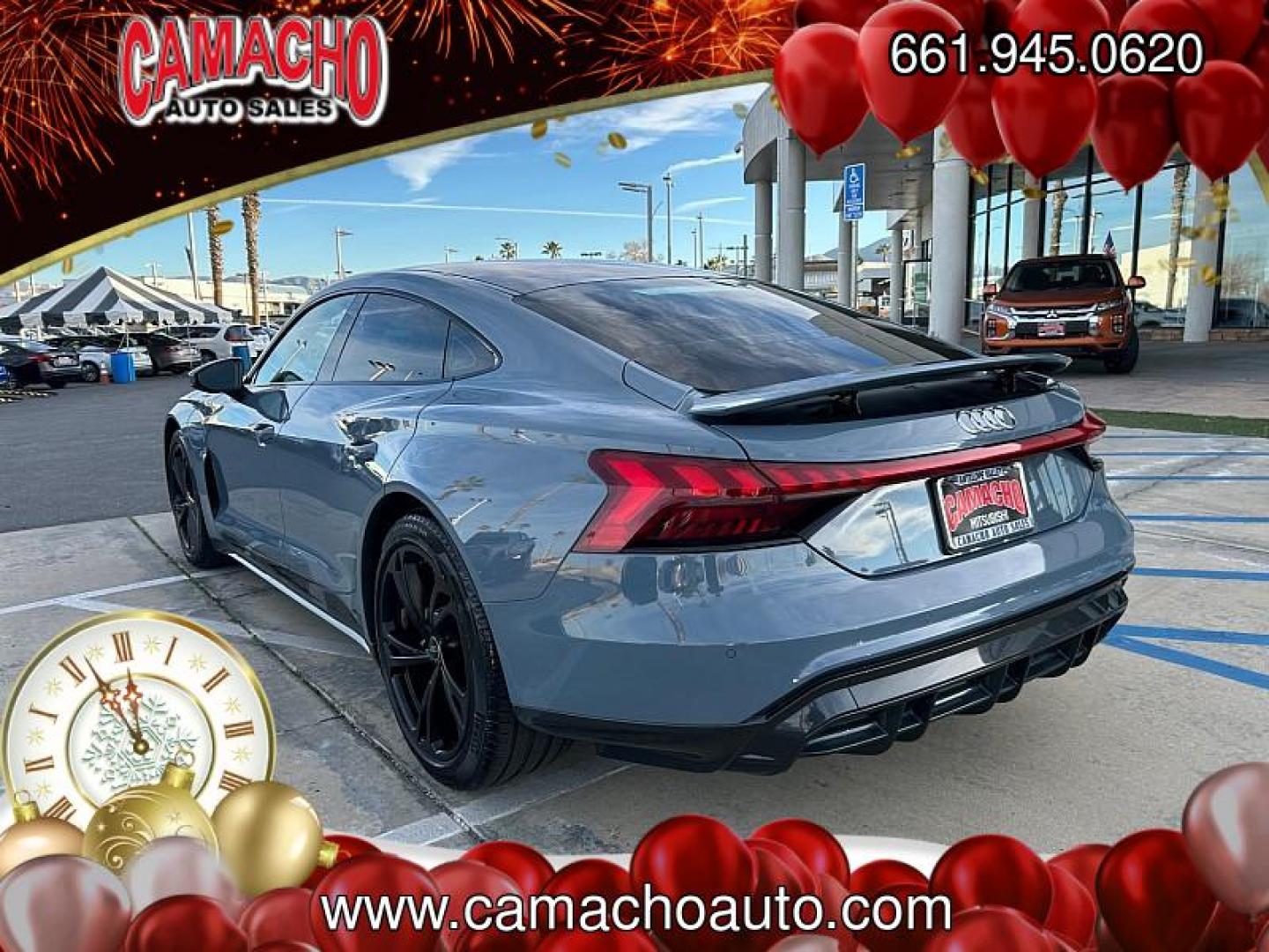 2022 GRAY Audi e-tron GT (WAUFJBFW6N7) with an Dual AC Electric Motors engine, Single-Speed Fixed Gear transmission, located at 412 Auto Vista Drive, Palmdale, CA, 93551, (661) 945-0620, 34.592636, -118.136681 - Photo#4