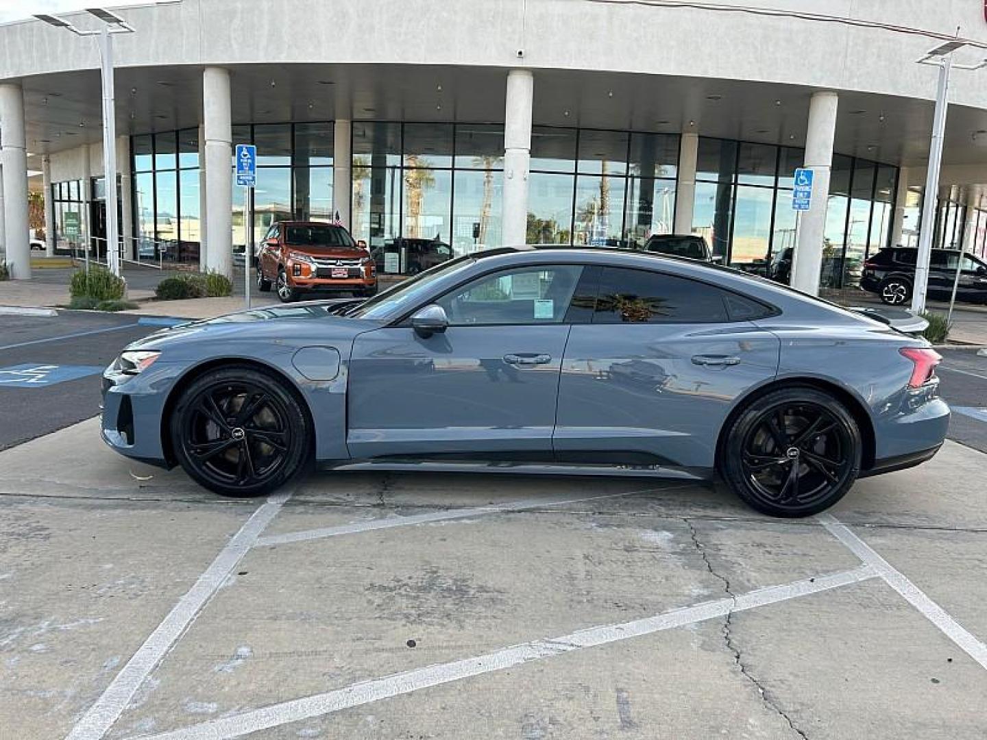 2022 GRAY Audi e-tron GT (WAUFJBFW6N7) with an Dual AC Electric Motors engine, Single-Speed Fixed Gear transmission, located at 412 Auto Vista Drive, Palmdale, CA, 93551, (661) 945-0620, 34.592636, -118.136681 - Photo#11