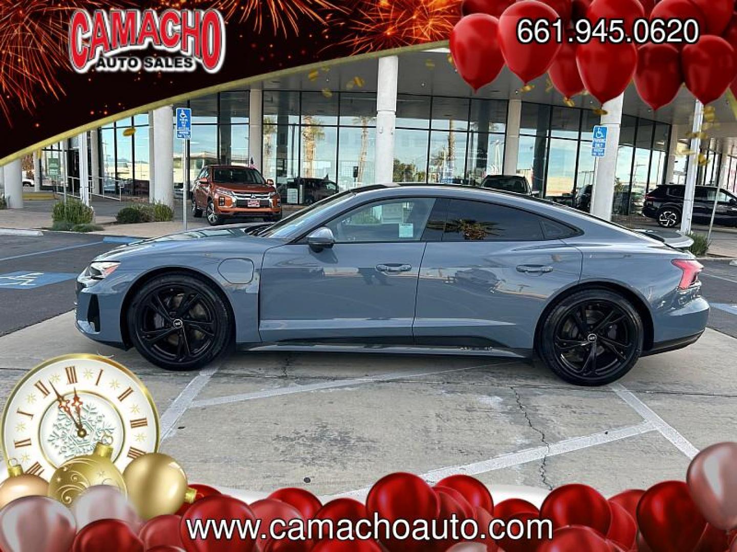 2022 GRAY Audi e-tron GT (WAUFJBFW6N7) with an Dual AC Electric Motors engine, Single-Speed Fixed Gear transmission, located at 412 Auto Vista Drive, Palmdale, CA, 93551, (661) 945-0620, 34.592636, -118.136681 - Photo#5