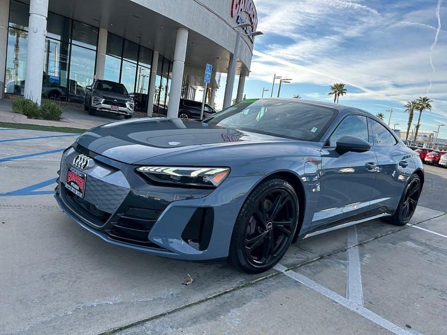 2022 GRAY Audi e-tron GT (WAUFJBFW6N7) with an Dual AC Electric Motors engine, Single-Speed Fixed Gear transmission, located at 412 Auto Vista Drive, Palmdale, CA, 93551, (661) 945-0620, 34.592636, -118.136681 - Photo#13