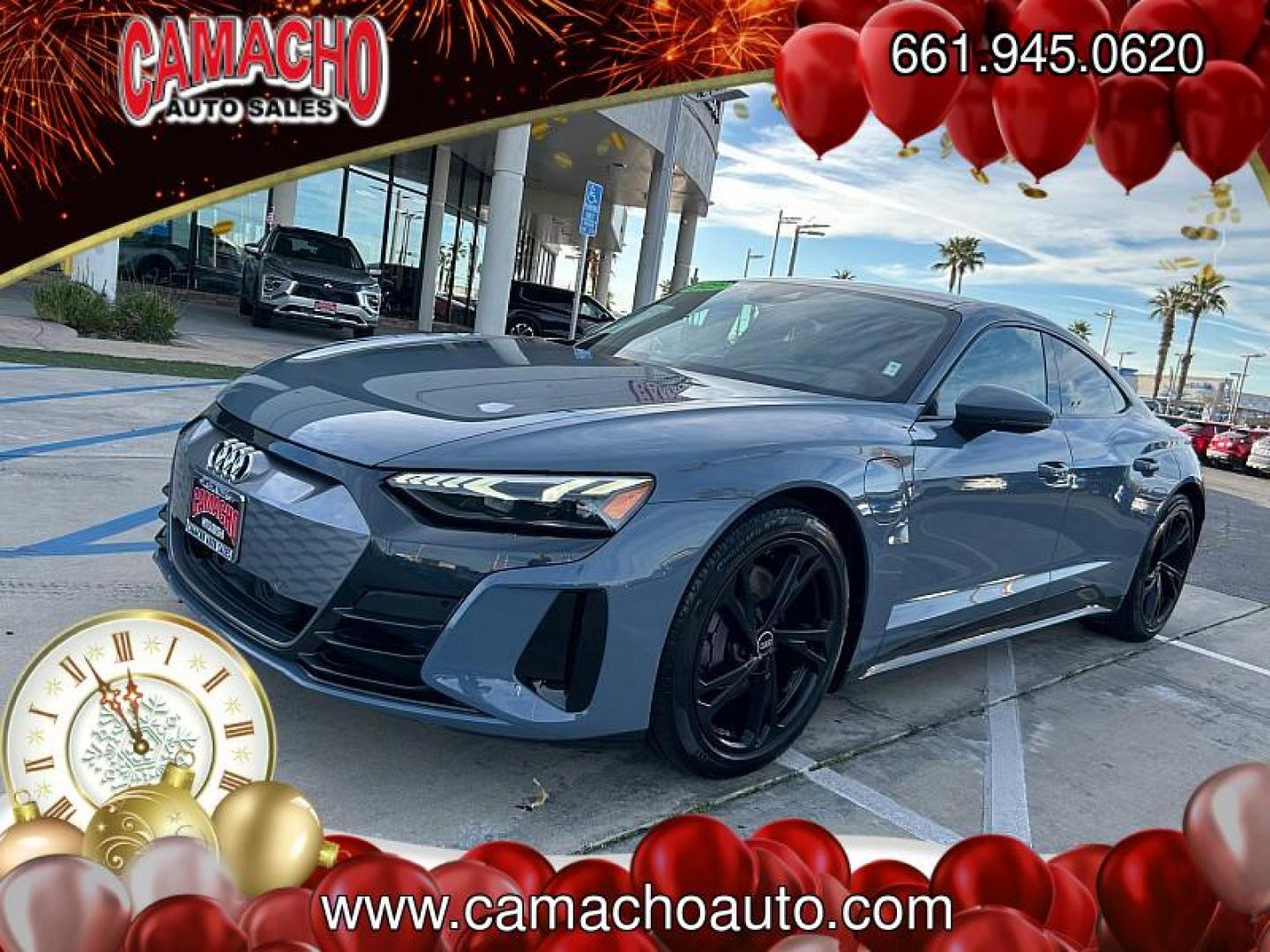 2022 GRAY Audi e-tron GT (WAUFJBFW6N7) with an Dual AC Electric Motors engine, Single-Speed Fixed Gear transmission, located at 412 Auto Vista Drive, Palmdale, CA, 93551, (661) 945-0620, 34.592636, -118.136681 - Photo#6