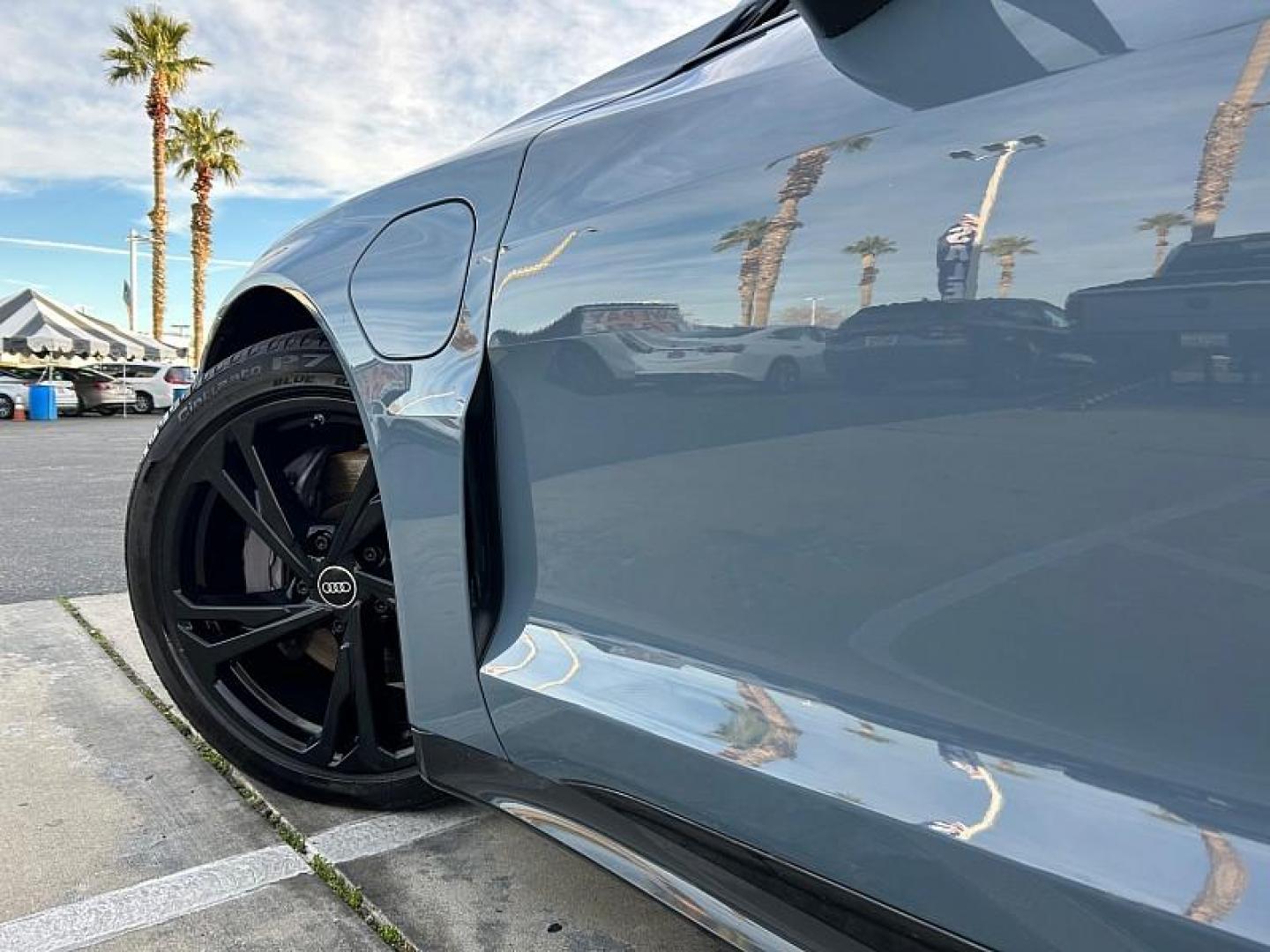 2022 GRAY Audi e-tron GT (WAUFJBFW6N7) with an Dual AC Electric Motors engine, Single-Speed Fixed Gear transmission, located at 412 Auto Vista Drive, Palmdale, CA, 93551, (661) 945-0620, 34.592636, -118.136681 - Photo#17