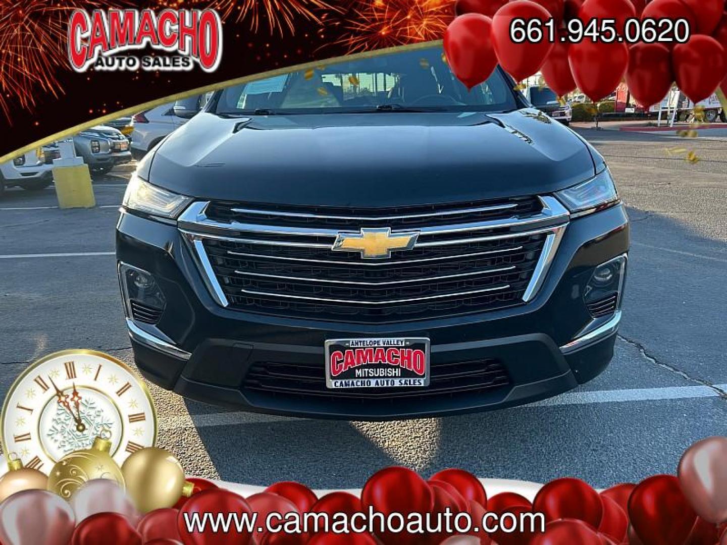 2023 BLACK Chevrolet Traverse (1GNERGKW7PJ) with an V6 3.6 Liter engine, Automatic 9-Spd transmission, located at 412 Auto Vista Drive, Palmdale, CA, 93551, (661) 945-0620, 34.592636, -118.136681- Photo#1