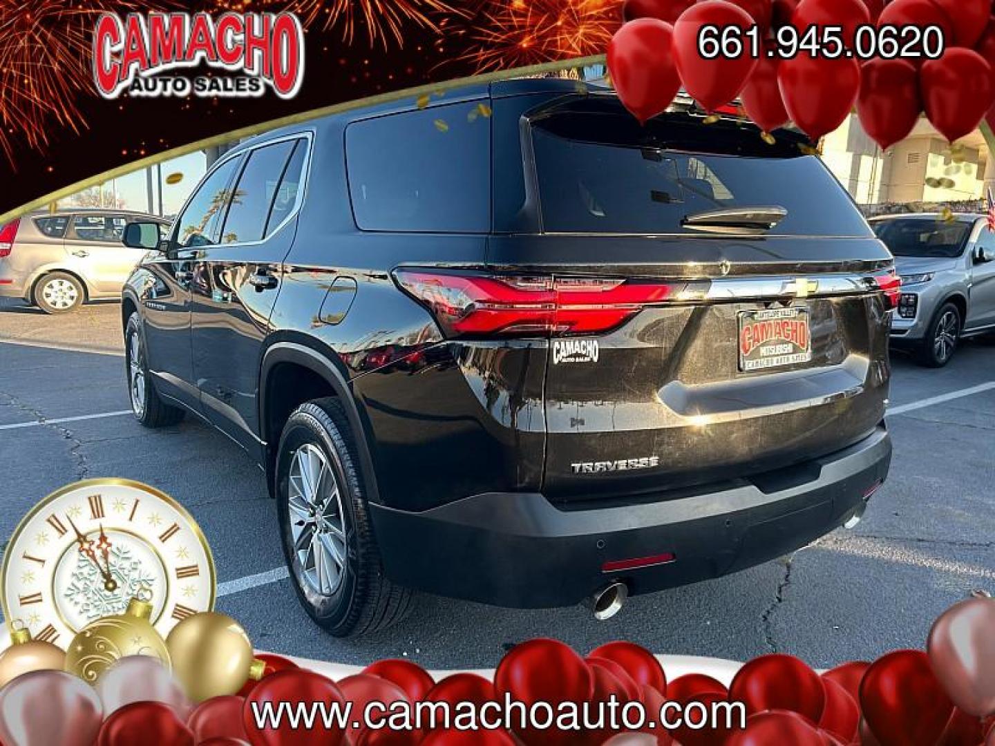 2023 BLACK Chevrolet Traverse (1GNERGKW7PJ) with an V6 3.6 Liter engine, Automatic 9-Spd transmission, located at 412 Auto Vista Drive, Palmdale, CA, 93551, (661) 945-0620, 34.592636, -118.136681- Photo#5