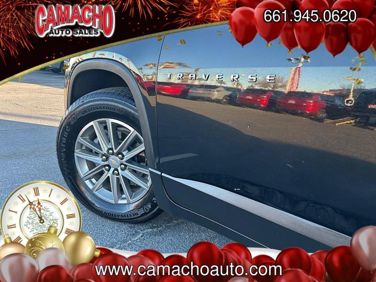 2023 BLACK Chevrolet Traverse (1GNERGKW7PJ) with an V6 3.6 Liter engine, Automatic 9-Spd transmission, located at 412 Auto Vista Drive, Palmdale, CA, 93551, (661) 945-0620, 34.592636, -118.136681- Photo#14