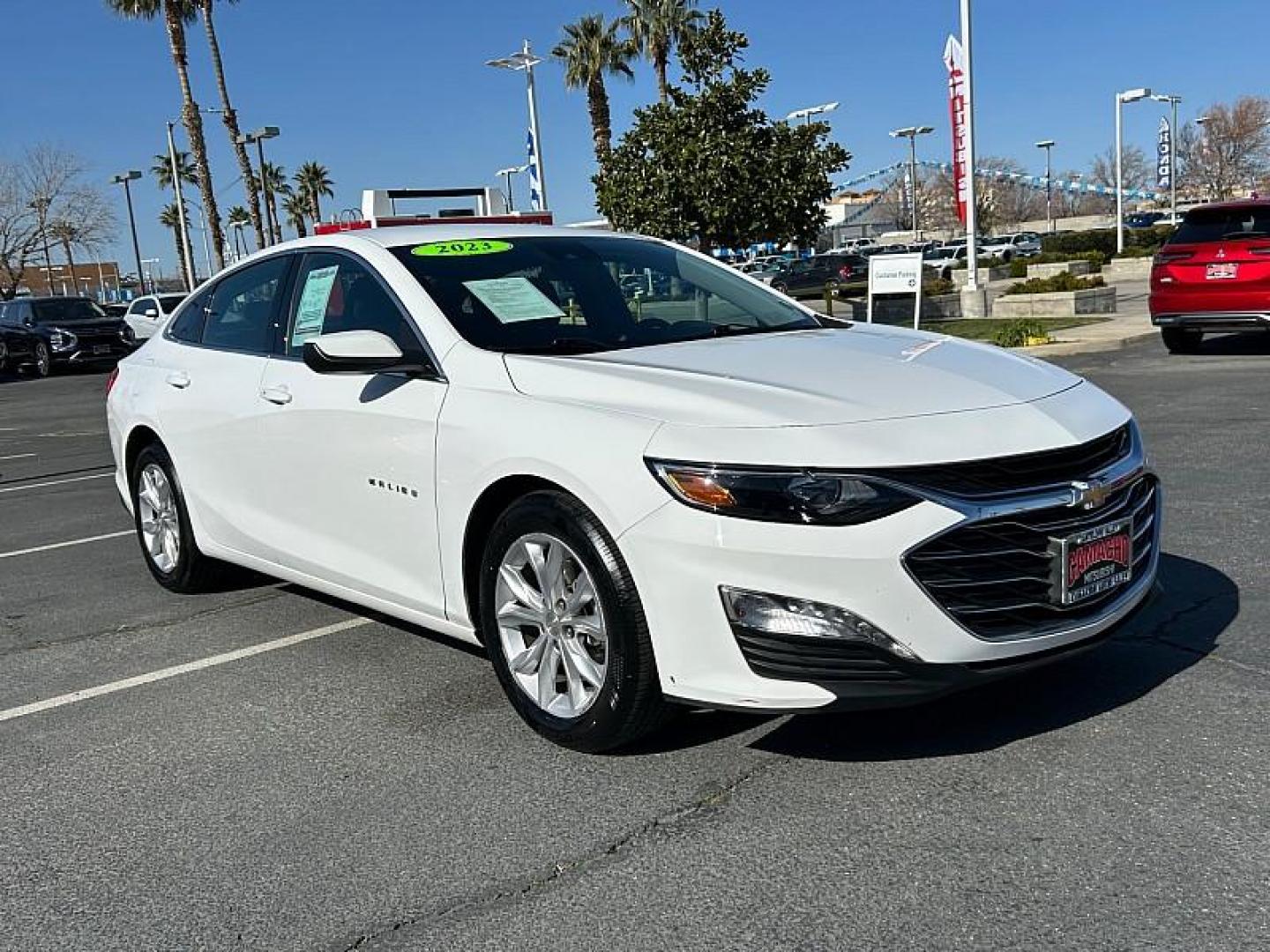 2023 WHITE Chevrolet Malibu (1G1ZD5ST7PF) with an 4-Cyl Turbo 1.5 Liter engine, Automatic CVT transmission, located at 412 Auto Vista Drive, Palmdale, CA, 93551, (661) 945-0620, 34.592636, -118.136681 - Photo#2