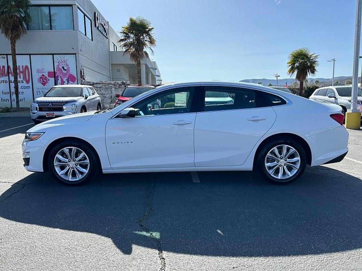 2023 WHITE Chevrolet Malibu (1G1ZD5ST7PF) with an 4-Cyl Turbo 1.5 Liter engine, Automatic CVT transmission, located at 412 Auto Vista Drive, Palmdale, CA, 93551, (661) 945-0620, 34.592636, -118.136681 - Photo#10