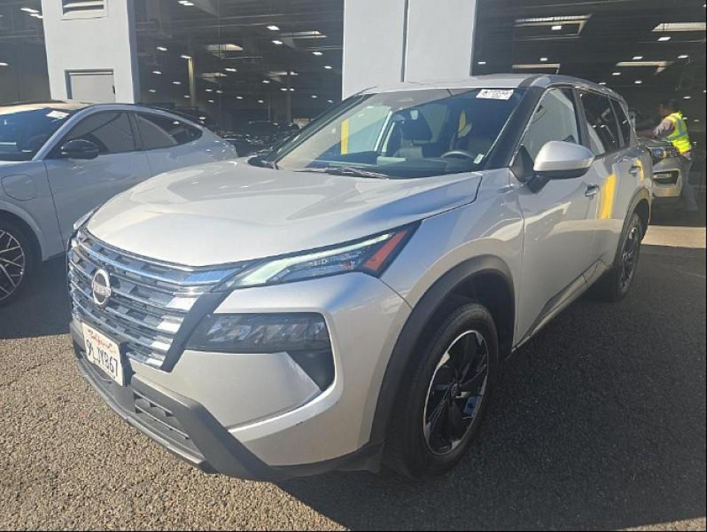 2024 SILVER Nissan Rogue (JN8BT3BBXRW) with an 3-Cyl Turbo 1.5 Liter engine, Automatic CVT transmission, located at 412 Auto Vista Drive, Palmdale, CA, 93551, (661) 945-0620, 34.592636, -118.136681 - Photo#1