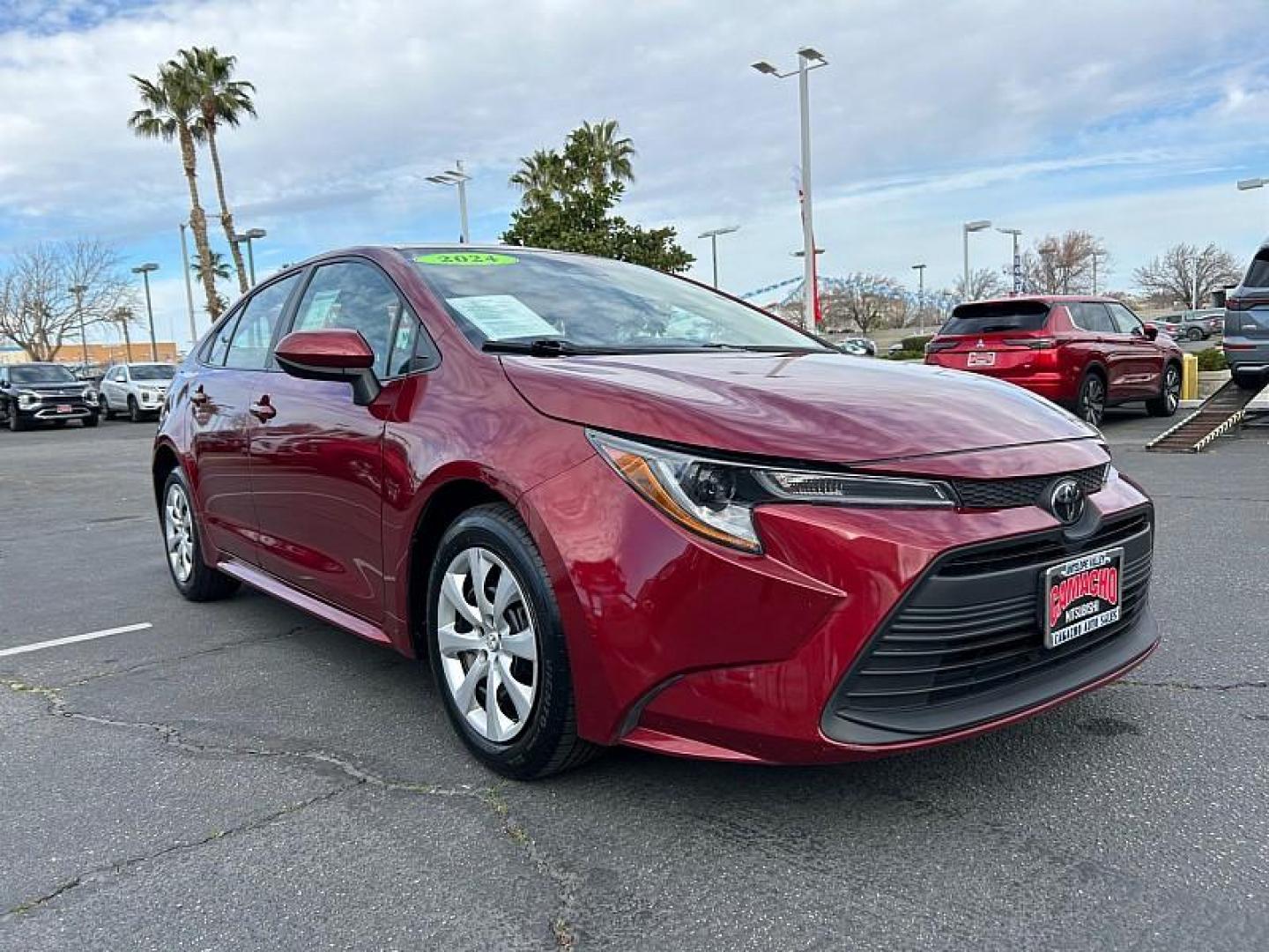 2024 RED Toyota Corolla (5YFB4MDE5RP) with an 4-Cyl 2.0 Liter engine, Automatic CVT transmission, located at 412 Auto Vista Drive, Palmdale, CA, 93551, (661) 945-0620, 34.592636, -118.136681 - Photo#0